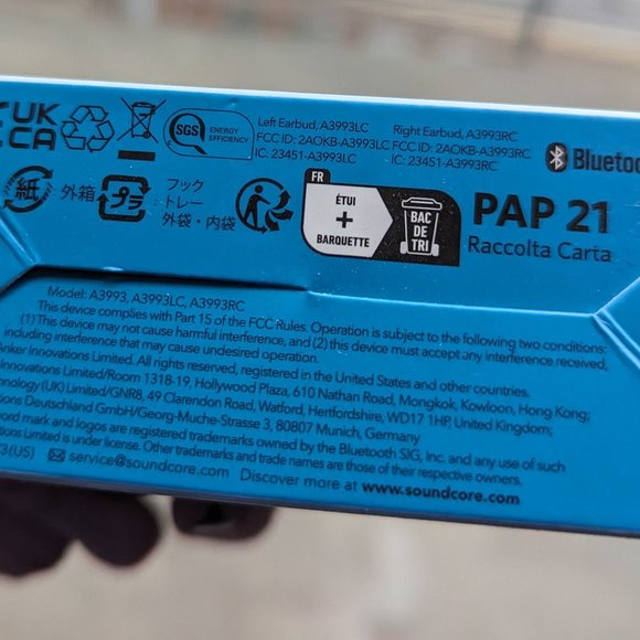 NIB - Anker Soundcore Life P3i wireless, noise cancelling ear buds - White - Picture 5 of 10